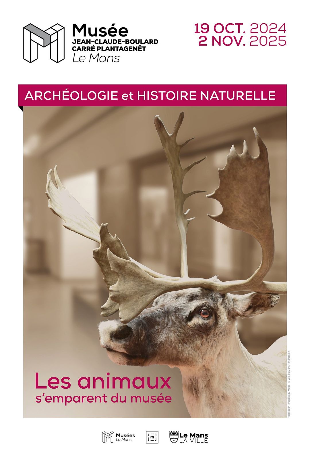 Affiche-Le-Mans-Les-Animaux-s-emparent-du-musee-carre-plantagenet-exposition